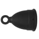 thumbnail image 4 of Copa menstrual de silicona para mujer, suave, elástica, reutilizable, herramienta para el cuidado corporal femenino, color negro, talla L, 4 of 14