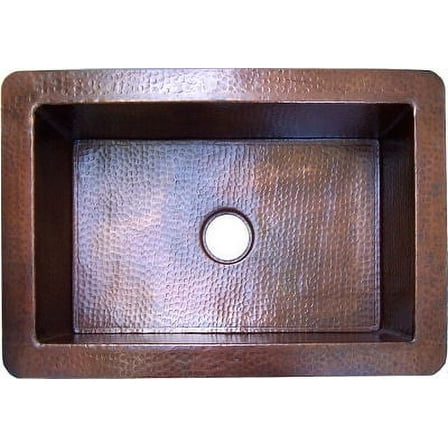 Terra Hammered Copper Kitchen Sink IV