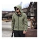 thumbnail image 3 of Chaqueta táctica para hombre, chaqueta caliente con capucha de poliéster, 3 of 7