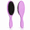 Purple, variant on OPALESQUE 2 Pack Boar Bristle Hair Brushes for Men and Women, 8.8 Inch Wooden Smoothing Brushes with Soft Bristles for Daily Hair Care, Grooming and Styling