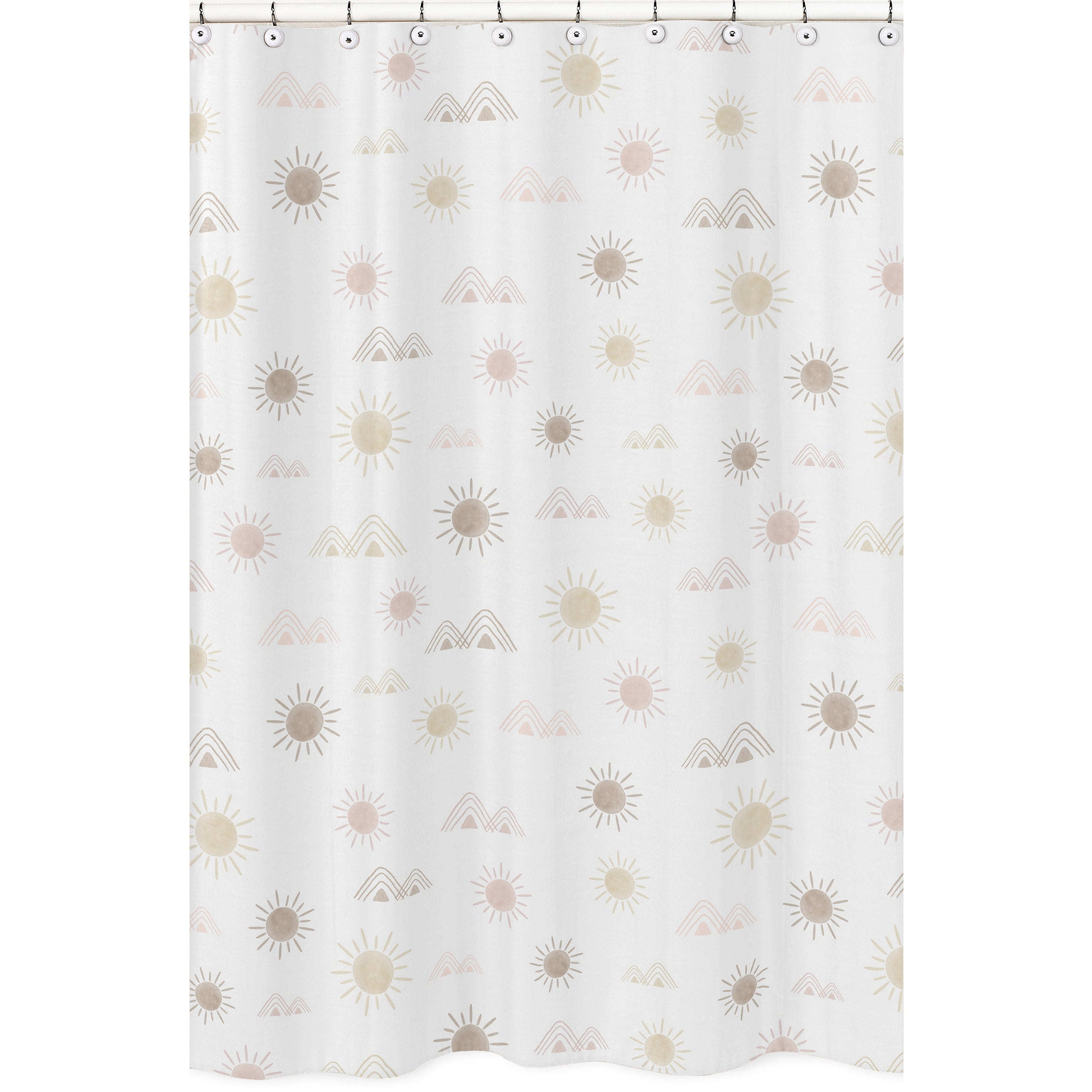 Desert Sun and Mountain Single Shower Curtain by Sweet Jojo Designs