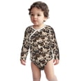 thumbnail image 2 of Xecao Pug Print Baby unisex-baby Cotton Long-sleeve Bodysuits-3 Months, 2 of 6