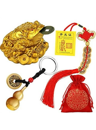 Decorative Chinese Feng Shui Wu Lou Talisman Black Beads Gift Amulet C