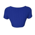 thumbnail image 5 of Lovzfmll Women Sports Impact Support Yoga Crop Tops Gym Workout Shirts Blouse Blue 2XL, 5 of 6