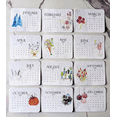 Plantable Seed Calendar 2025, From January 2025 to December 2025