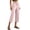 30# Pink, variant on Linen Capris for Women Wide Leg Petite Pull On Pants with Drawstring Elastic Waist Casual Cropped Pants Dark Gray S
