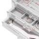 thumbnail image 4 of Fiudx Organizador de Joyas de Terciopelo, Elegante Caja de Almacenamiento Transparente, Tres Cajones Versátiles, Forro de Terciopelo Suave, Expositor de Tocador, Almacenamiento de Joyas para Mujer, D, 4 of 4