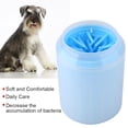 thumbnail image 2 of Riousery Dog Paw Cleaner Cup Portable Pet Washing Tool with Soft Silicone Bristles, Medium Foot Brush for Grooming (4.4 x 3.2 inches / 11.2 x 8.2 cm), Blue, 2 of 5