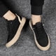 thumbnail image 4 of Nuevos zapatos de tela elástica Zapatos casuales para hombres Zapatos de tela de seda de hielo transpirable Wmkox8yii 123q1582, 4 of 9