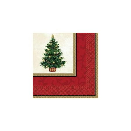 Christmas Tree Beverage Napkins (16 Pack) - Party