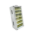 thumbnail image 1 of Runquan Phone Storage Cabinet Aluminum Alloy Lockable Phone Locker for Repair Stores 72 Slots, 1 of 8