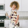 thumbnail image 4 of Butterfly Colorful Wing Pattern Kids Aprons for Girls and Boys,Adjustable Neck Strap Toddler Aprons for Kids Cooking Baking, 4 of 6