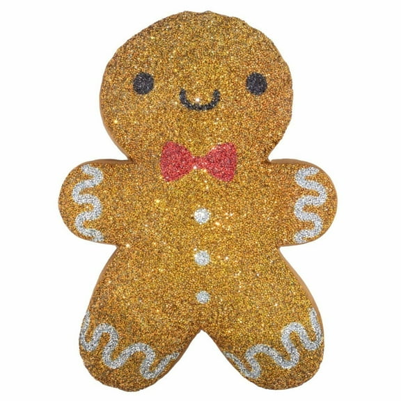 Gingerbread Man Shaped Pillow