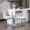 Beige, variant on Newest 26" Counter Height Velvet Bar Stools Set of 2, Blue Tufted Button Back with Rivet Trim & Chrome Base