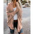 thumbnail image 4 of Cardigan Tricoté à Manches Chauve-Souris Grande Taille pour Femmes, 4 of 5