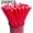 Red, variant on Hwkond 200PC Straws Disposable, Disposable Paper Straw Beverage Party Dessert Cake Decoration
