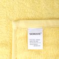 thumbnail image 2 of SEMAXE 4 Piecs Hand Towel Set. 600GSM Long-Staple Purcotton Towels for Bathroom, Yellow, 2 of 5