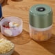 thumbnail image 5 of Machacador de ajo inalámbrico USB, picador de verduras, procesador de alimentos portátil de 250 ml de capacidad para ajo, jengibre, pimienta, puré de carne, herramienta de cocina fácil de, 5 of 7