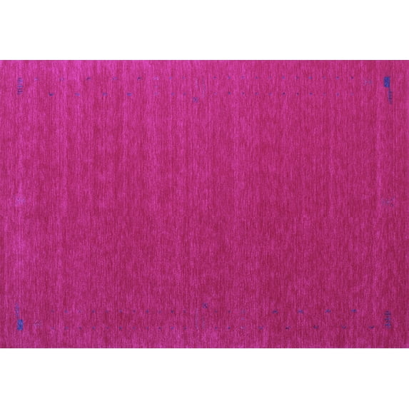 Ahgly Company Indoor Rectangle Abstract Purple Contemporary Area Rugs, 3' x 5'