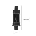 thumbnail image 2 of HAMPPLIES Mountain Bike Bottom Bracket Black Threaded with Maintenance Free Sealed Bearings, 2 of 8