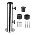 thumbnail image 2 of Colaxi Patio Umbrella Base Replacement Umbrella Tube Mount for Yard Outdoor Balcony 3 hole base, 2 of 8