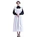 thumbnail image 3 of GRACEART Robe de Pèlerinage pour Femmes Costume de Femme de Chambre Victorien avec Tablier 100% Coton, 3 of 4