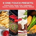 thumbnail image 5 of BLACK+DECKER Purify 4QT Air Fryer, Timer with Auto Shut-off and Shake Reminder, Digital LED Touchscreen and 9 Presets, 1300W up to 400 F, Dishwasher Safe Parts, 5 of 5
