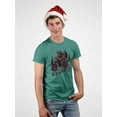thumbnail image 2 of Riding Krampus Christmas Rebel Style Men's T-shirt, 2 of 4