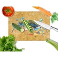 thumbnail image 2 of Carolines Treasures 8655LCB Crab Glass Cutting Board Large, 12H x 16W, multicolor, 2 of 2