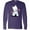 Purple, variant on Inktastic Candycane Cutie Westie Long Sleeve T-Shirt