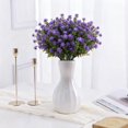 thumbnail image 4 of 10 Bouquets Flowers, Vintage Artificial Hydrangeas with Stems for Romantic Farmhouse Home Decor, Wedding Table Centerpieces, Party & Valentine's Day Bulk Floral Arrangements, 4 of 6