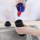 thumbnail image 2 of Qinaqin 8.4Oz (240ml) Negro Silicone cm de Profundidadish Soap Profundidadispenser para Kitchen Sink Squeezable y Easy to Fill Adecuado Bathroom, 2 of 7