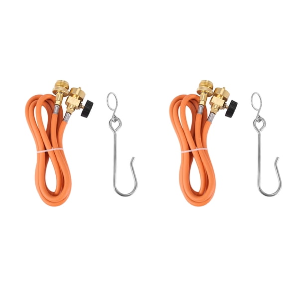 2X Manguera para Antorcha de Soldadura Cga600 1,5 M (5 Pies) Manguera Y Gancho para Cinturón para Mapp