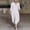 *White, variant on ClodeEU Women's Lightweight Long Sleeve Linen Blend Midi Dress,Button Down Beach Dress with Pockets Yellow,Womens Plus M