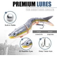 thumbnail image 7 of Fishing Lures for Bass Trout Multi Jointed Swimbaits Slow Sinking Bionic Swimming Lures Bass Freshwater Saltwater Bass Lifelike Fishing Lures Kit, 7 of 7