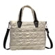 thumbnail image 1 of Bolso de mano acolchado para mujer, bolso de mano tipo shopper, bolso tipo hobo suave e impermeable, bolsos de hombro ligeros para el trabajo, el entrenamiento, 1 of 6