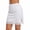 White, variant on Women's Modal Half Slip Skirt, Lace Trim Underskirt with Side Slit, Silky Anti-Static Anti-Transparent Short Half Slip for Under Dresses