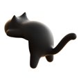 thumbnail image 2 of Cat Hook Desk Edge Hanger Self Sticky No Drill Space Saving Organizer for School Office Dormitory, 2 of 9