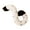 White, variant on Realistic Animal Accessory Wearable Tiger Tail, Fluffy Plush Role-Play Prop for Imaginative Play, 14-Inch Realistic Animal Tail with Clip Clip-On Tail