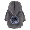 thumbnail image 2 of Walbest Dog Hoodie, Winter Soft Flannel Dog Pullover Sweatshirts Coat for Puppy Small Medium Dogs Clothes Apparel, 2 of 7