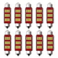 thumbnail image 1 of 10pcs 4014 Chips Canbus C5W C10W Led Bulb 31mm 36mm 39mm 41mm Car Festoon Light Interior Dome Reading Lights 6000K Pure White, 1 of 4