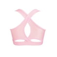 thumbnail image 3 of renvena Kids Girls Active Gym Fitness Sportswear Yoga Bra Top Criss Cross Back Dancewear Size 4-16 Pink 14, 3 of 7