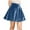 Blue B, variant on ZQUUVOU Kids Velvet Party Skirt Pleated Hem Elastic Waist Holiday Festive Short Skirt Special Event Mini Skirts Gray