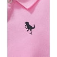 thumbnail image 4 of MUXiin Pink Little Girls Uniform Polo Dress Short Sleeve Cotton Casual School Playwear Clotges for 3-4 Years, 4 of 4