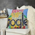 thumbnail image 2 of YINGXI Inspirational Decorative Throw Pillow Case Cushion Protector, ,Smile Often,, 18x18in, 2 of 5