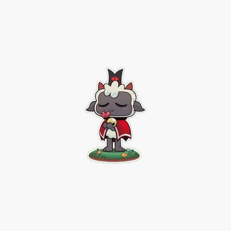 Onim Cult Of The Lamb - A Sensitive Cult Leader - T-Shirt  Sticker  Tote Bag  Magnet  Cartoon  Cute  Fanart  Animal Sticker  Phone Decal Water Bottle Stickers Car Decals  Funny Birthday Gift