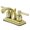 Polished Brass, variant on Kingston Brass KB4641DL 4 in. Centerset Bathroom Faucet, Polished Chrome