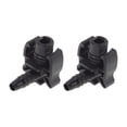 thumbnail image 1 of Conectores rápidos de línea de combustible de 15/64" Unique Bargains ID para conector macho SAE de 15/64" hembra a barb 90 grados adaptador rápido sellos accesorios de plástico 2 piezas, 1 of 6
