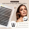 thumbnail image 2 of Eyelash Clusters BEFER Lash Curl, 120 unidades, 10-16 mm, con pinzas, 2 of 5