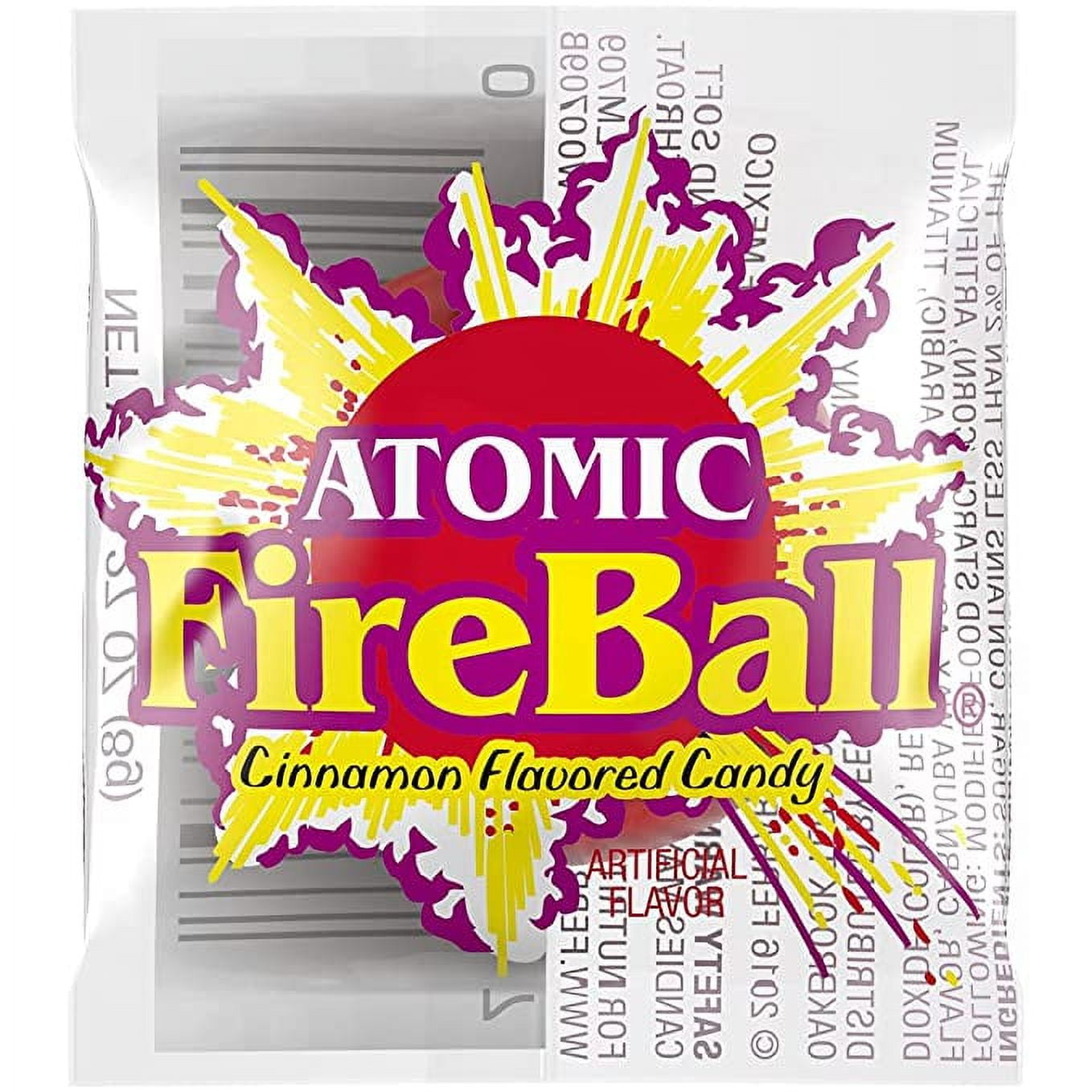 Atomic Fireball Cinnamon Hard Bulk Candy 240pcs 4.05 Pound